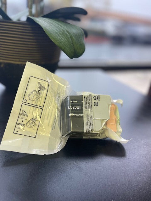 LC20EBK XXL Genuine Brother Black Ink Ink Cartridge Sealed Bag
