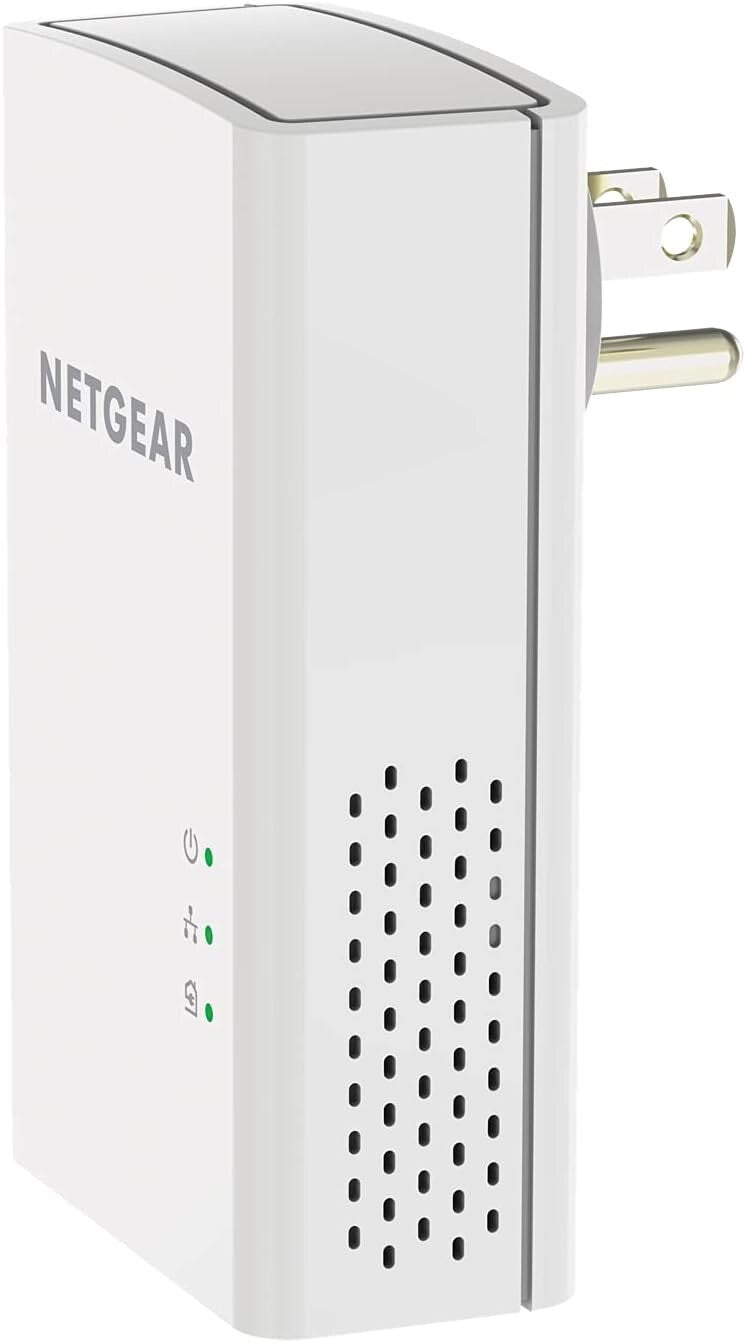 NETGEAR 1000 Powerline adapter Kit Mbps Wallplug 1 Gigabit Ethernet Ports