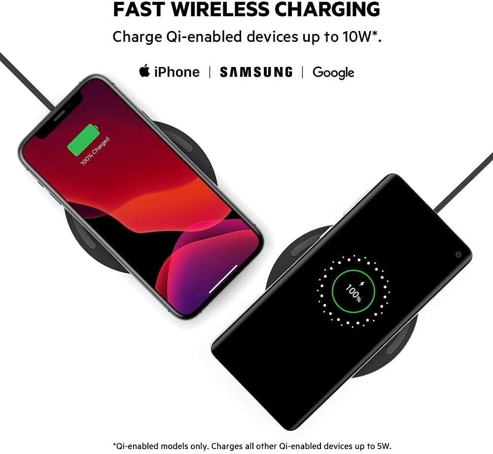 BBB001-BK BLACK Belkin Wireless Charging Pad 10 W Boost Charge