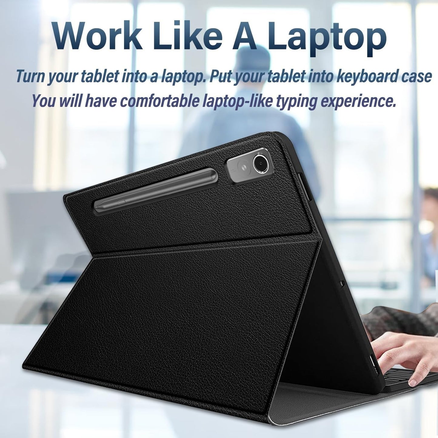 Backlit Keyboard Case for Lenovo Tab P12 12.7" 2023 – Detachable, Wireless