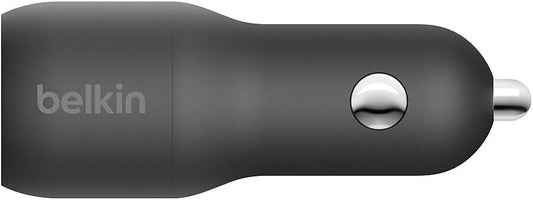 USB 25W Belkin 37 Watt Dual Car Charger Power Delivery C Port A