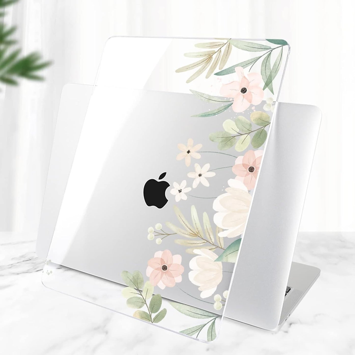 TWOLSKOO Hard Case for MacBook Air 13" A2337 A2179 A1932 w/ Keyboard Skin