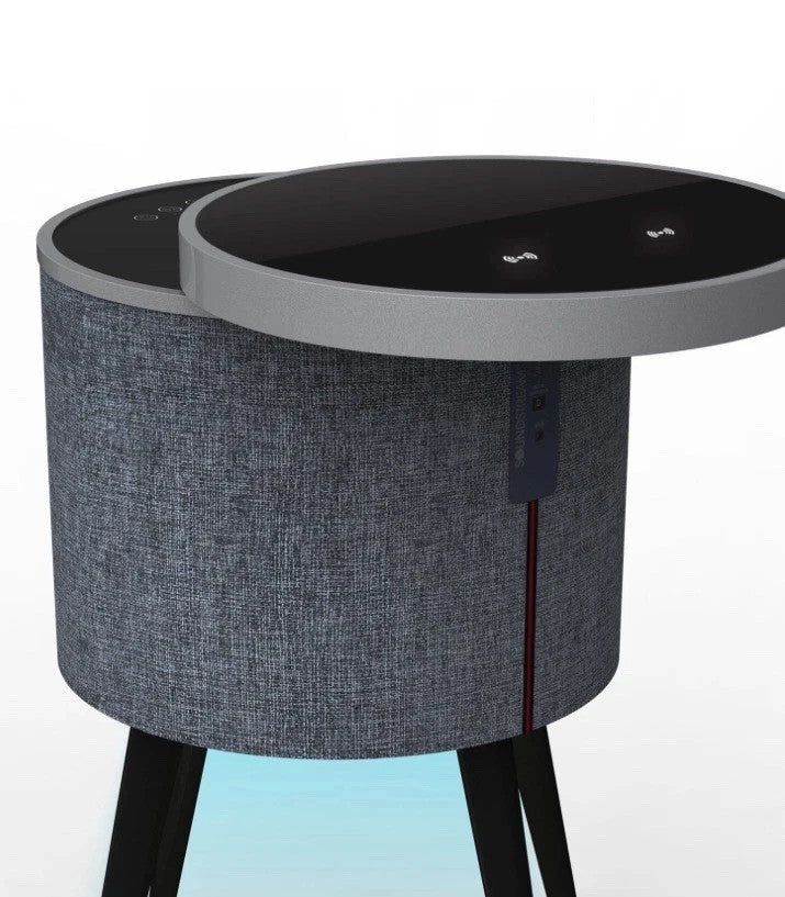 Sound Table by Soundstream Bluetooth Home Speaker Charging Table System - Gray