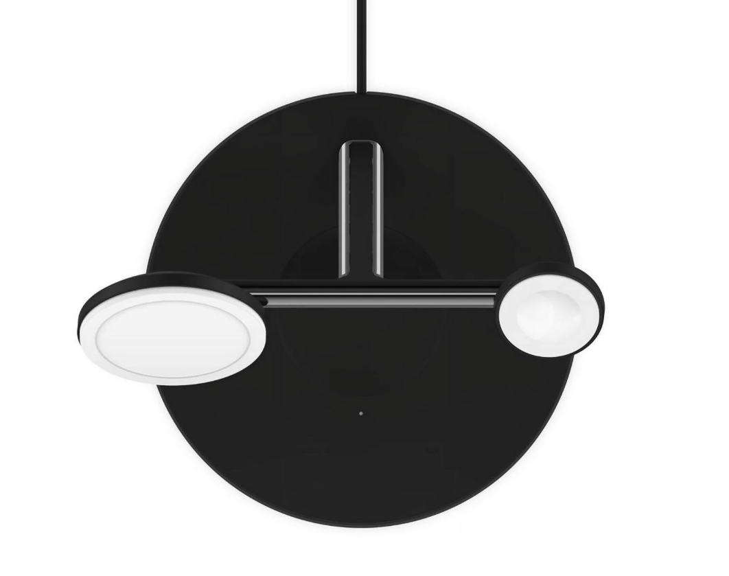 Belkin MagSafe 3in1 Wireless Charging Stand iWatch iPhone AirPods - Black OEM