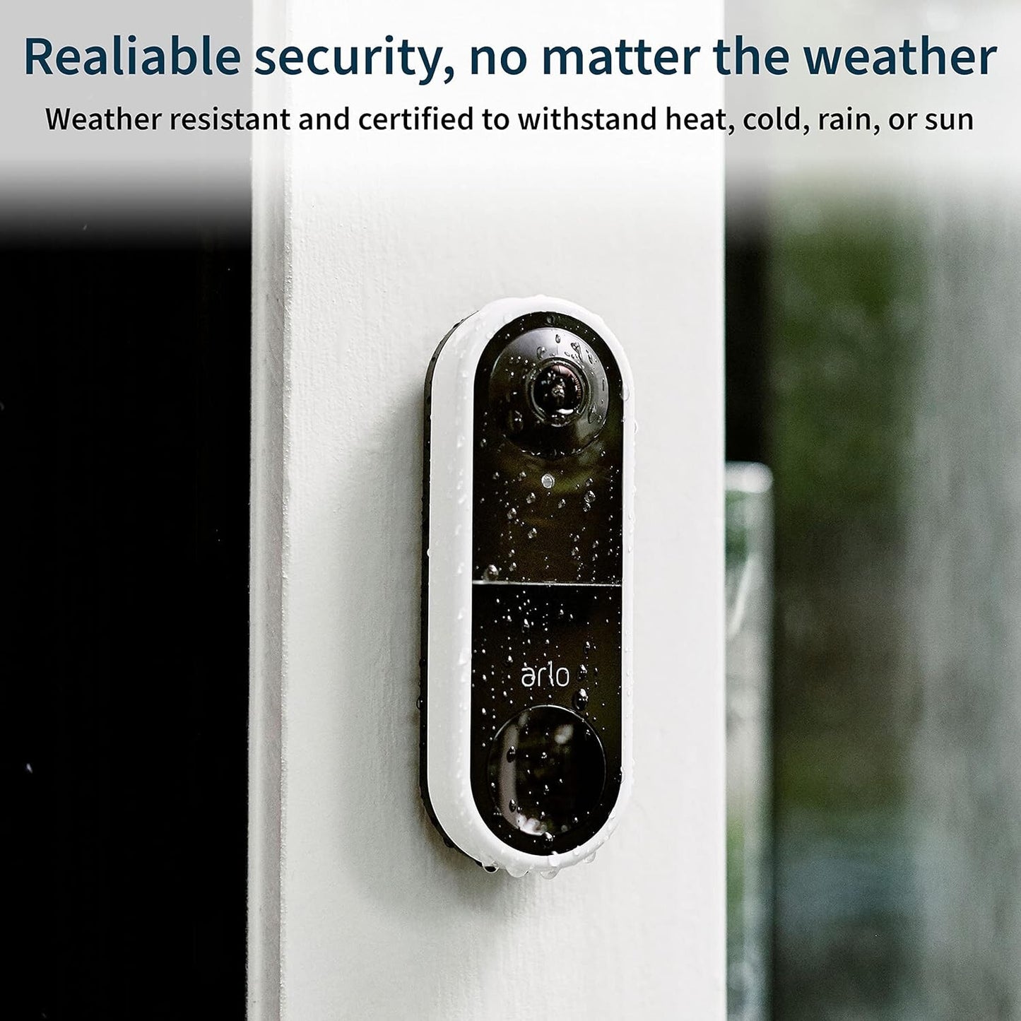 AVD1001-100 180 Arlo Wired Motion Detection Night Vision HD Video Doorbell View