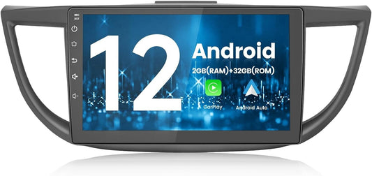 CRV 2012-2016 Honda CarPlay 10 Android 12 Stereo Radio Nav WiFi Bluetoo