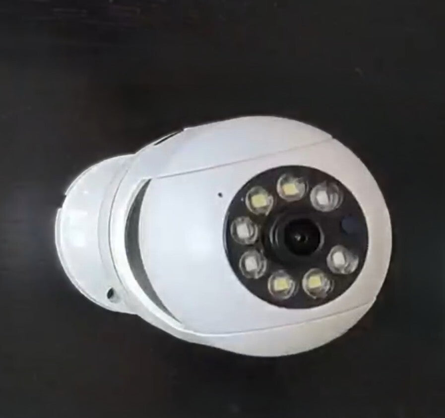 360 Light Bulb Wireless Camera 24GHz 5G WiFi Outdoor Night Vision degrees