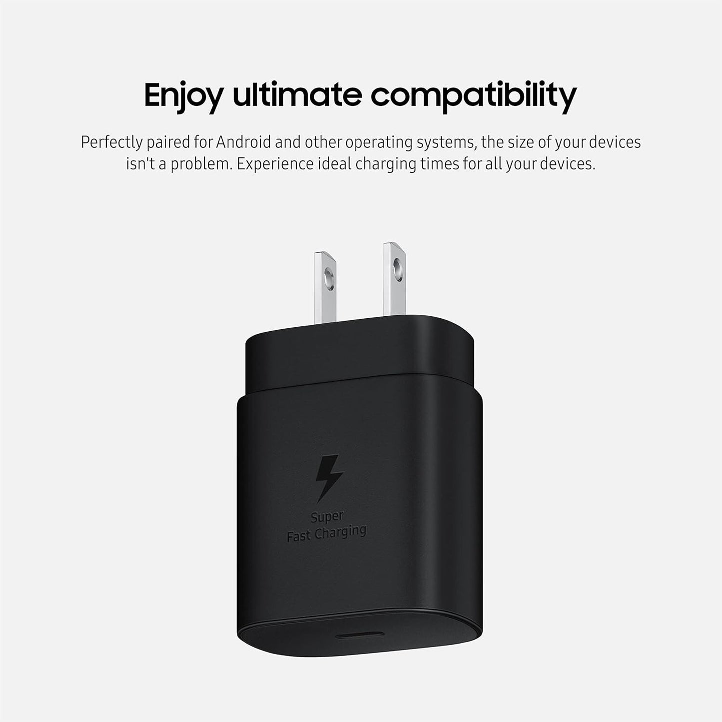 Samsung 25W USB Wall Charger C Fast Charging Galaxy Phones