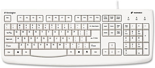 USB K64406US Kensington Pro Fit Washable Keyboard White