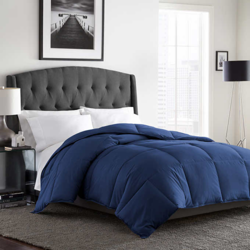 NIP Resort Collection True Luxury All Seasons Hypoallergenic Blue Comforter King