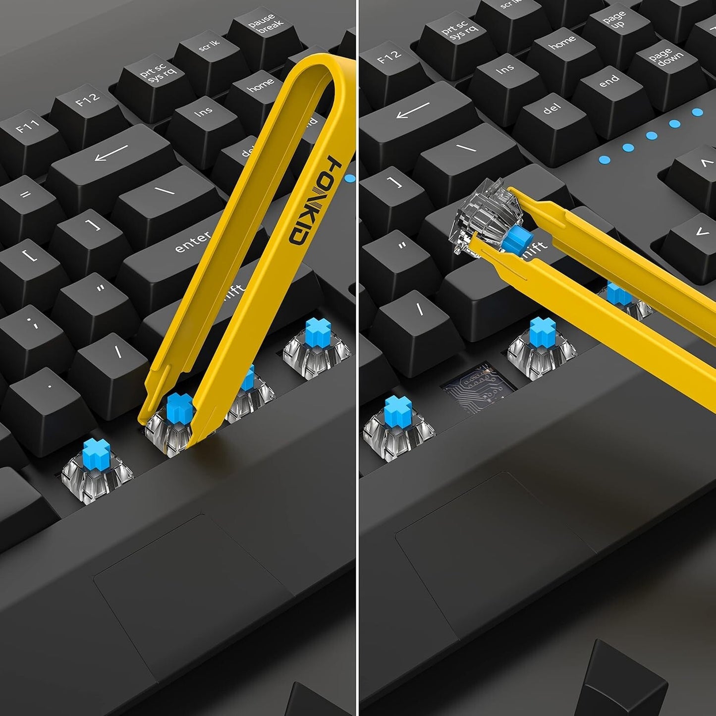 HONKID Switch Puller Stainless Steel Key Remover Replacement Mechanical Gaming