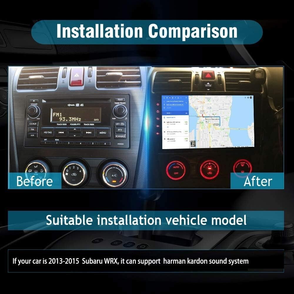SYGAV Android 11 Car Stereo for Subaru Forester WRX Impreza GPS CarPlay Auto