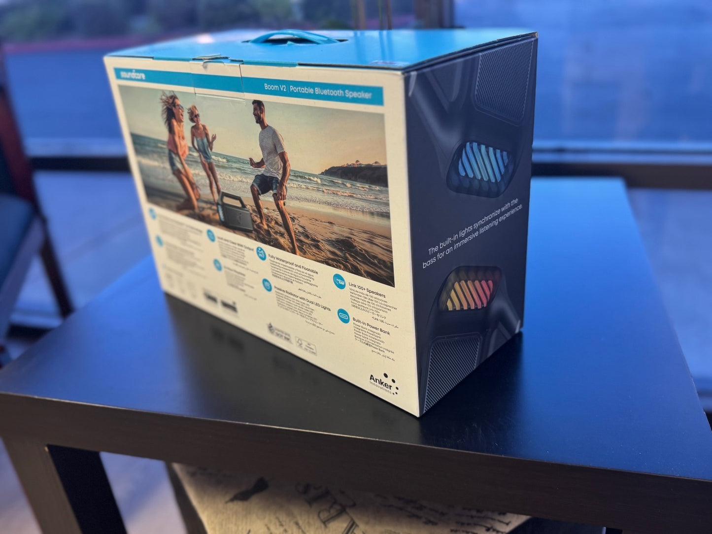 Anker Soundcore Boom V2 BassUp Bluetooth Speaker 80W 24H RGB Lights