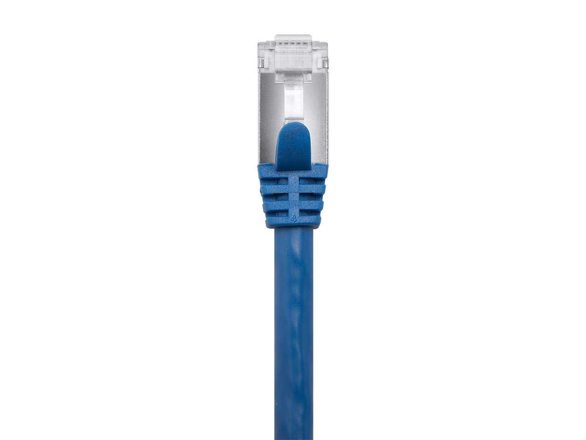 Monoprice Cat7 Ethernet Network Patch Cable - 5 feet - BLUE | 26AWG, Shielded