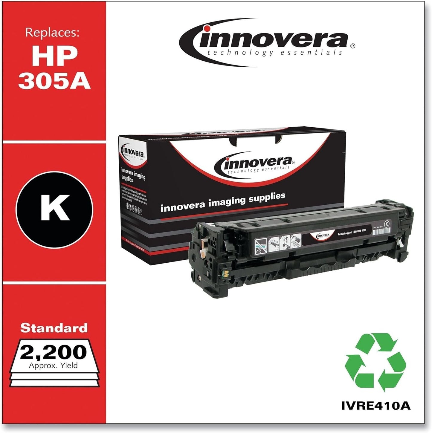 CE410A 305A Innovera HP Toner PageYield Black