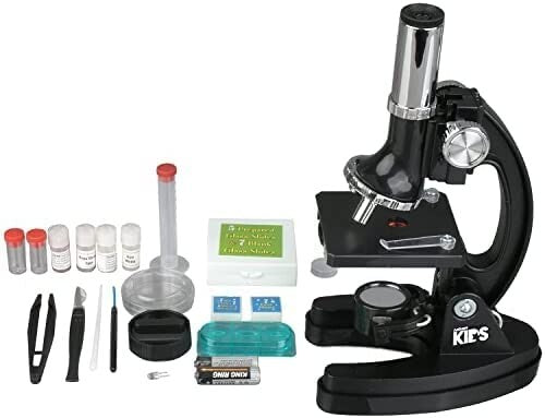 120X-1200X 52- Microscope Kit Metal Body Microscope AmScope pcs Kids Beginner