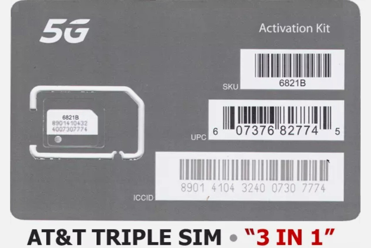 TRIPLE SIM ATT 5G 4G 3 IN 1 4G 5G