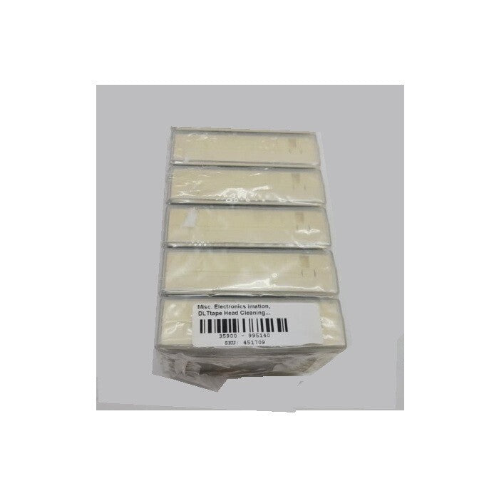 51122 12919 Lot of 5 imation DLTtape Head Cleaning Cartridge