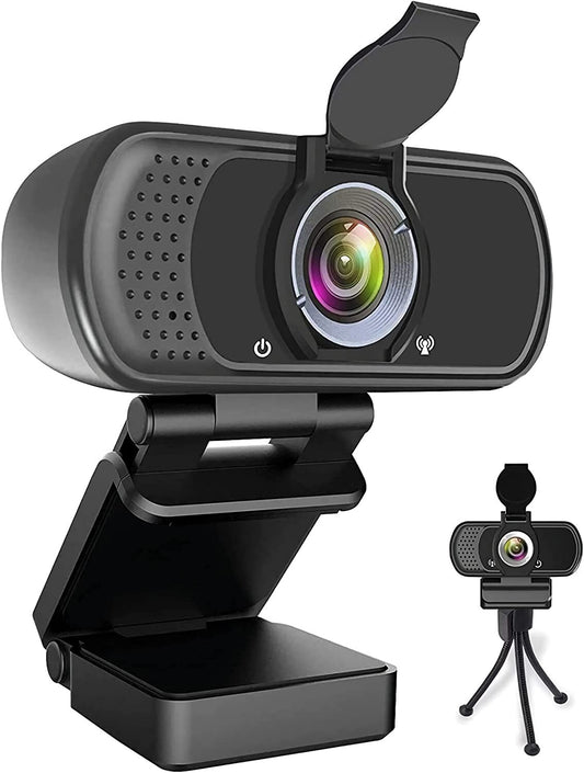 HZQDLN 1080P Webcam HD Webcam w Mic Desktop Laptop Camera w Degree