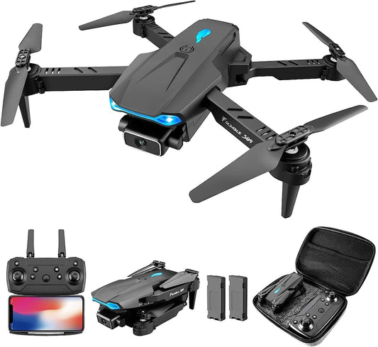 FPV APP w Dual Camera AdultsKidsBeginners control Foldable Mini Drones
