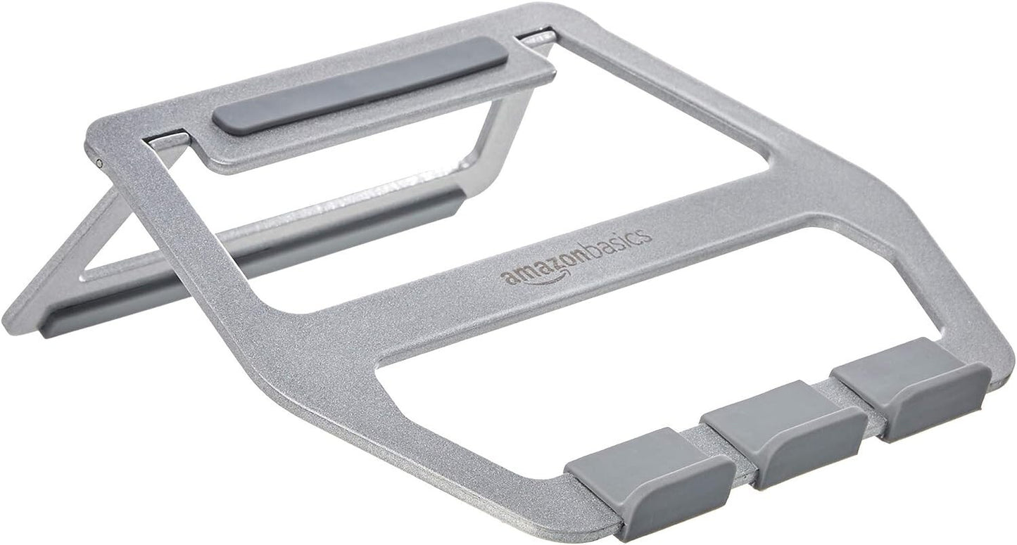 Amazon Basics Aluminum Portable Foldable Support Stand Laptops up to 15