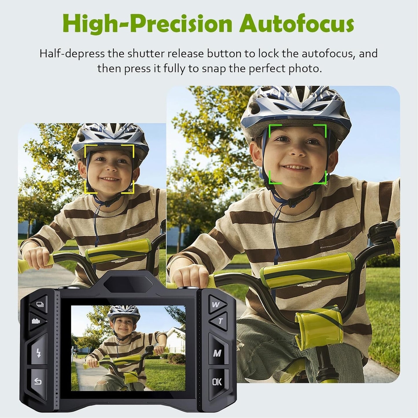 18X 32GB 4K Digital Camera Kids Students Vlogging Camera Zoom 288 Screen SD