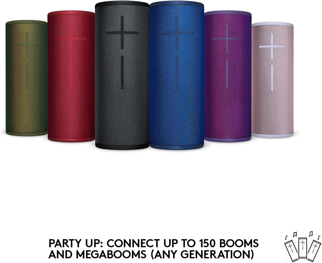 Ultimate Ears MEGABOOM 3 Portable Bluetooth Speaker Powerful BASS 20h - BLACK