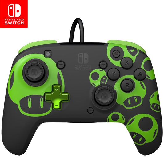 Enhanced Wired Power Nintendo Switch Pro Controller Programmable Buttons Glows