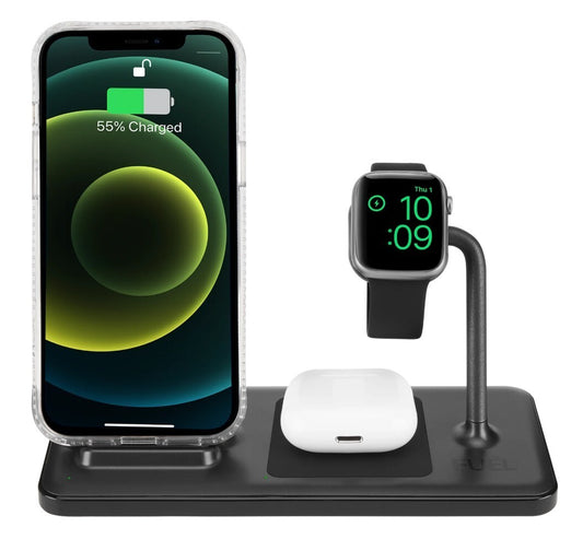 USB-C Fuel Wireless Charging Station iPhone Apple Watch 4Ports Pack