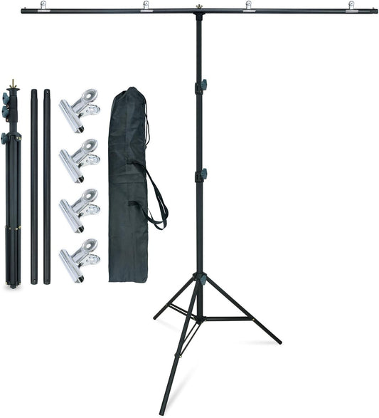 LINCO Lincostore Zenith Portable TShape Background Backdrop Stand Kit 5x67ft