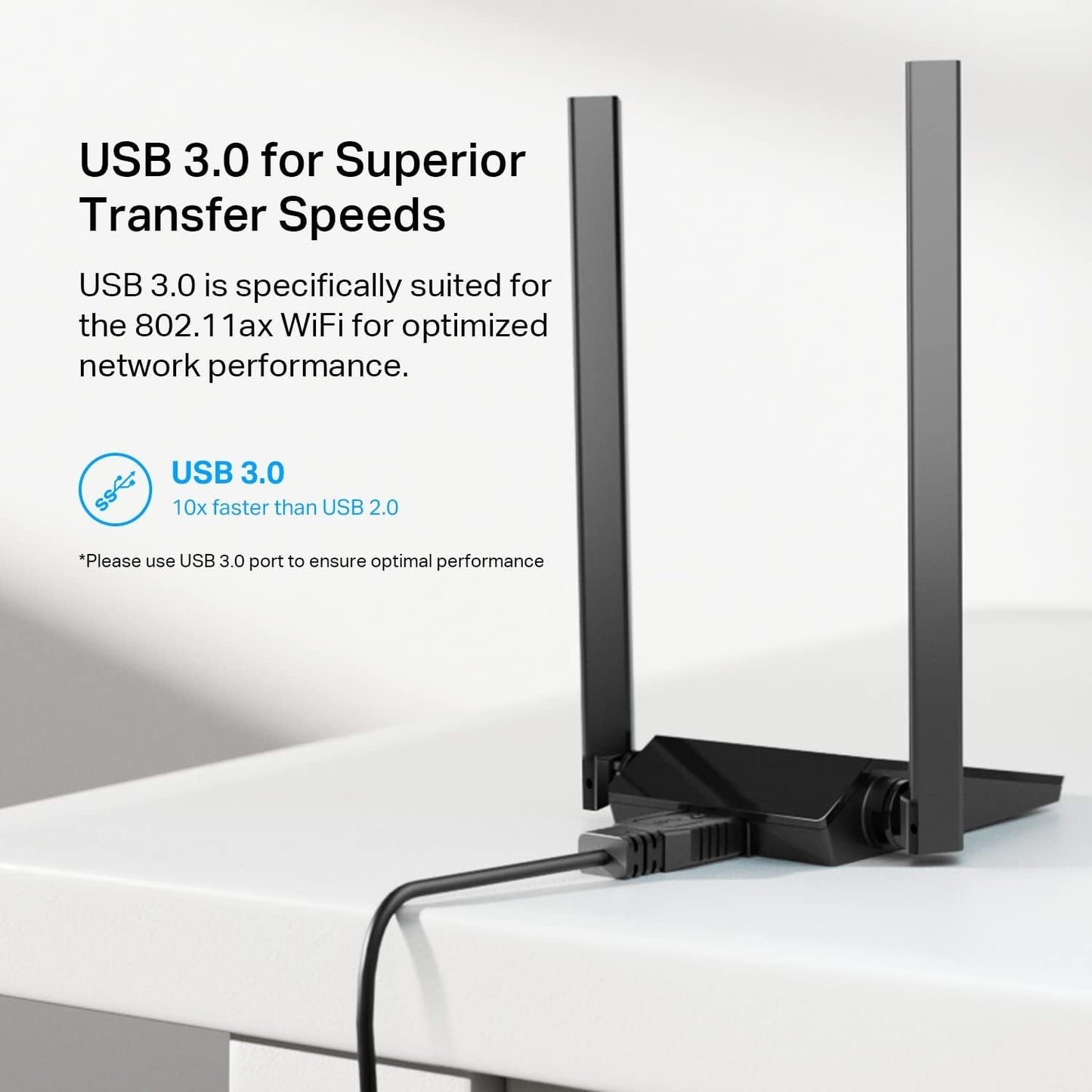 TP-Link Archer TX20U Plus – AX1800 WiFi 6 USB Adapter, Dual Band, WPA3, Windows