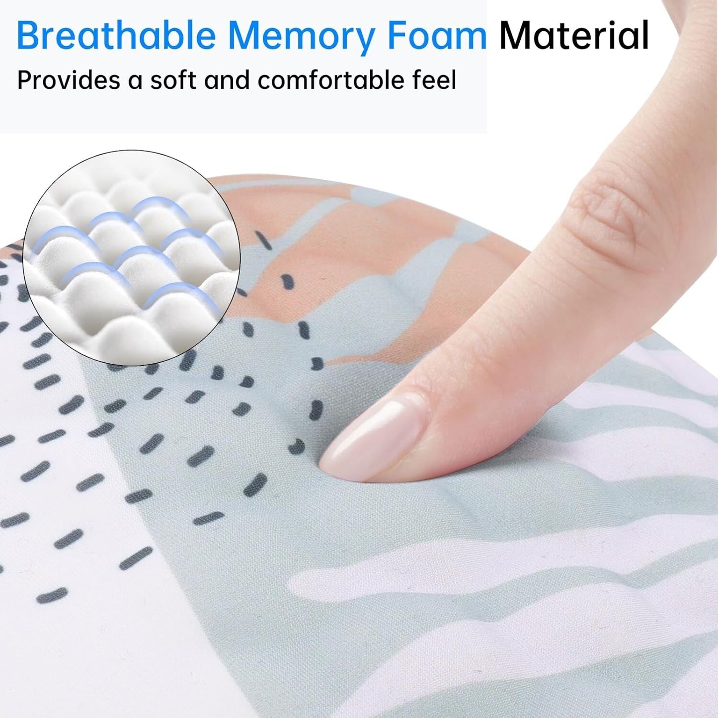 Mouse Pad Wrist Support Massage Design Wrist Rest Pain Relief Mousepad