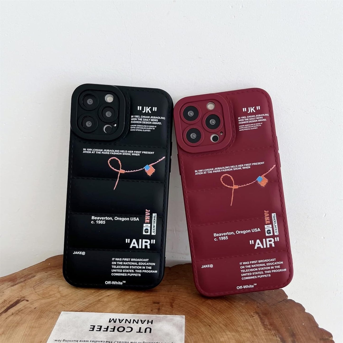 ZEDAIZAI Ins Hot Off Cool Puffer Compatible iPhone 13 Pro Max Street