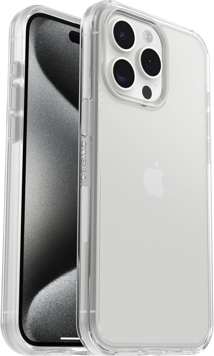 iPhone 15 Pro Max Symmetry Clear Case – Slim, Wireless Charging, Raised Edges