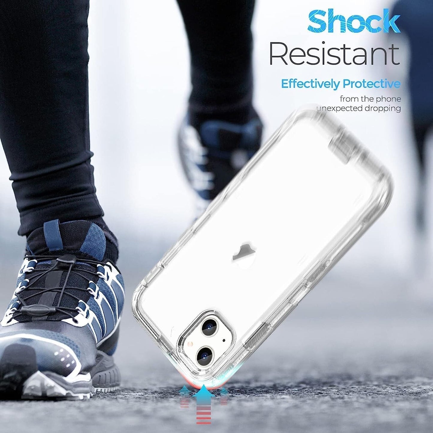 ORIbox iPhone 15 Plus14 Plus Clear 10 FT Military Grade Shockproof