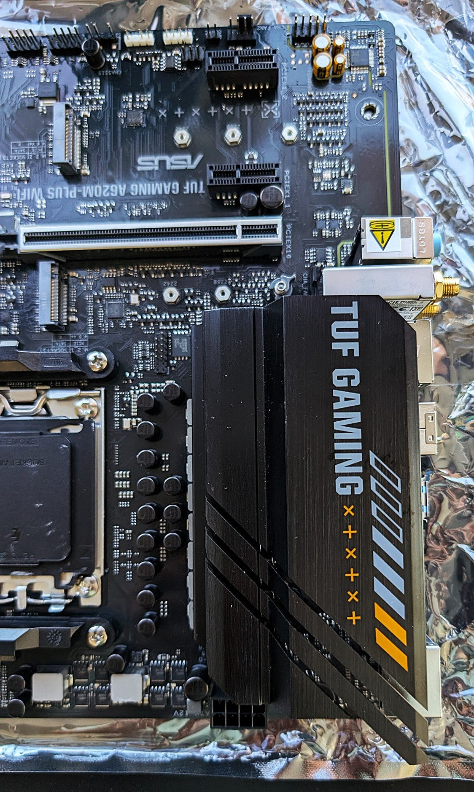 ASUS TUF A620M-PLUS WiFi AM5 mATX Motherboard – DDR5, M.2, Wi-Fi 6, HDMI