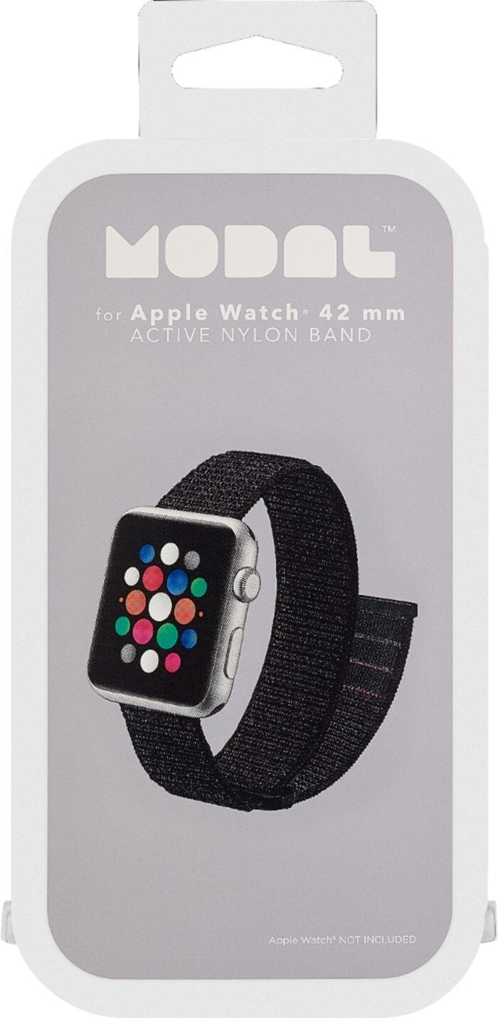 MD-AWB38BNYV Modal Active Nylon Watch Band 42mm 44mm Black