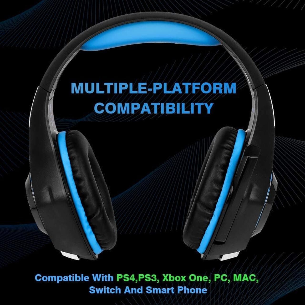 PS4 Beexcellent Gaming Headset Xbox One Controller PC Over Ear Headphones