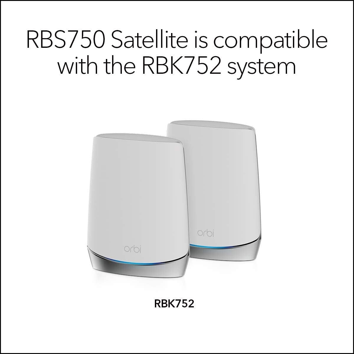 NETGEAR RBS750 Orbi Whole Home Triband Mesh WiFi 6 Addon Satellite