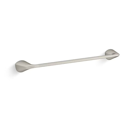 R31182-BN Kohler Availa 18 Vibrant Brushed Nickel Wall Mount Single Towel Bar