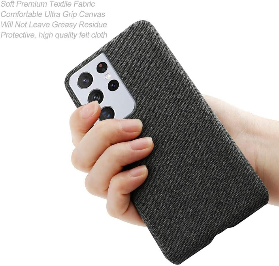 Samsung S21 S21 Compatible Galaxy Ultra 5G Slim Cloth Plastic Shell
