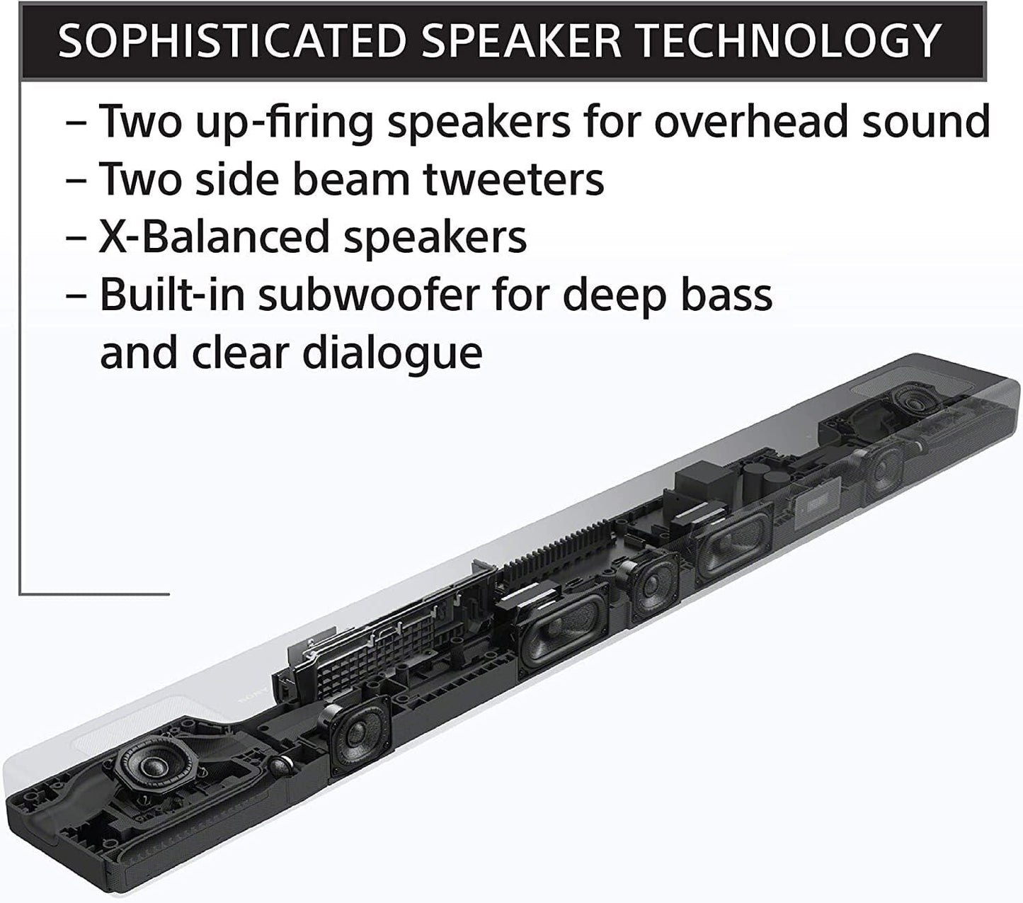 Sony HT-A5000 5.1.2ch Soundbar Dolby Atmos Wireless Spacious Sound Home Theater