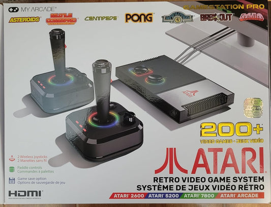 200 GAMES My Arcade Atari GameStation Pro Plug N Play Video Game System