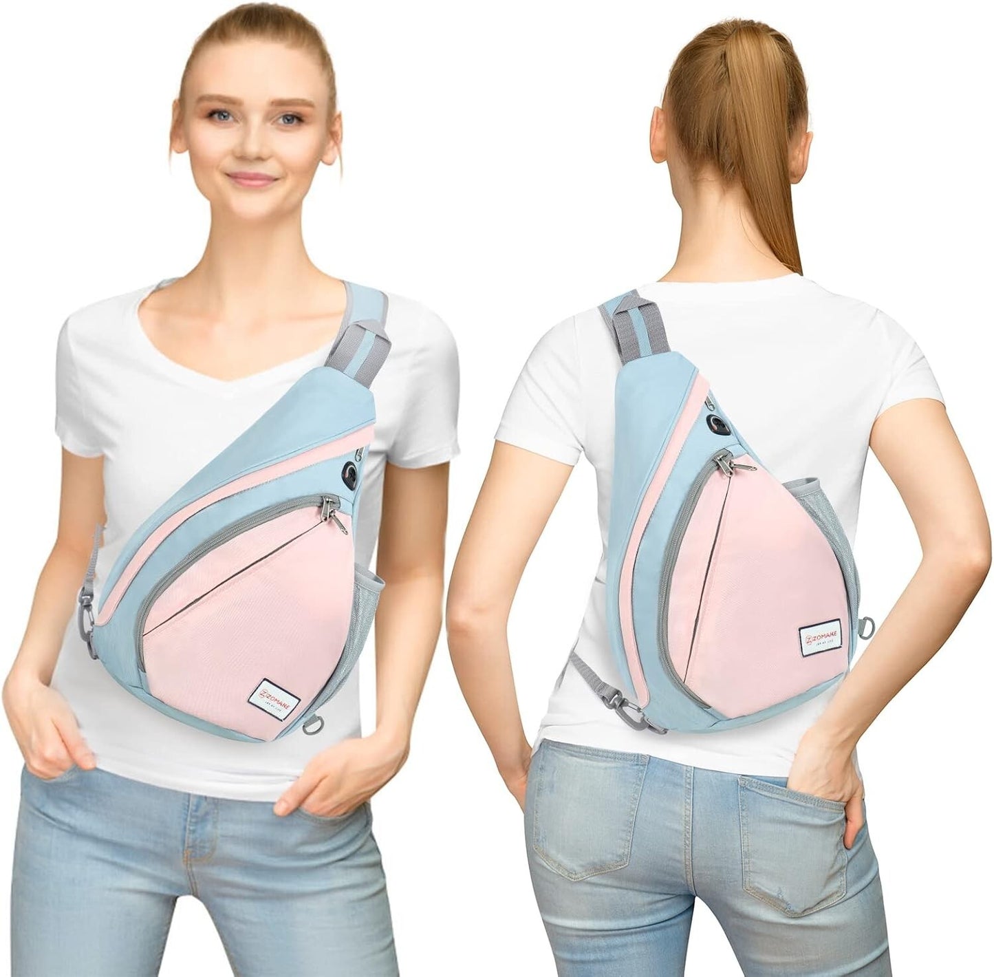 Sling Bag for Women Men:Small Crossbody Sling Backpack - Mini Water Resistant...