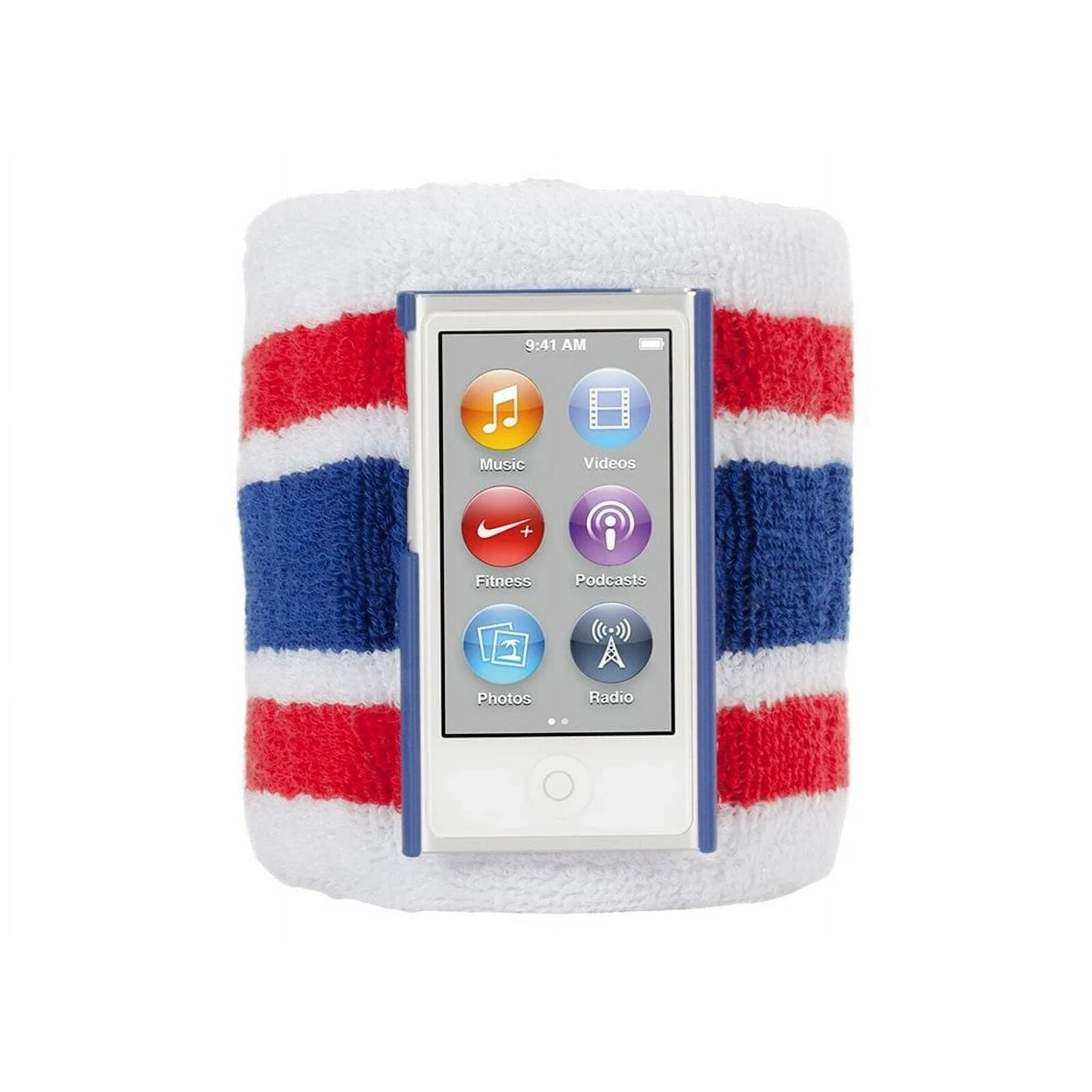Griffin SportCuff Wristband case for iPod nano (7th gen.) Blue/Red