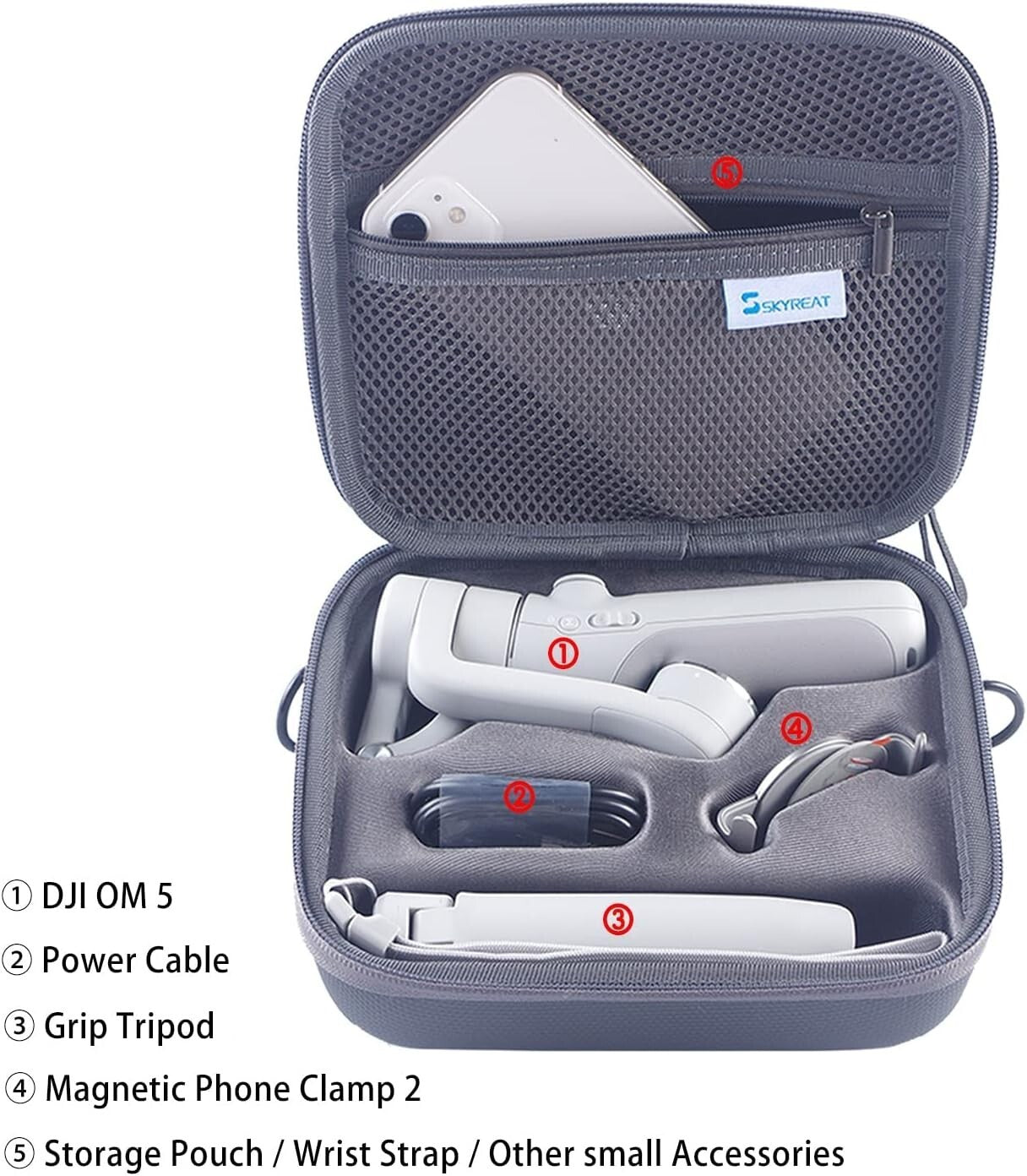 OM5 GardTok SmallWaterproof OM 5 Carrying Storage Box Handbag Travel