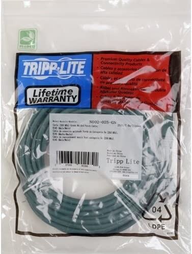 RJ45 N002-007-GN Tripp Lite Cat5e 350MHz Molded Patch Cable MM Green 7ft