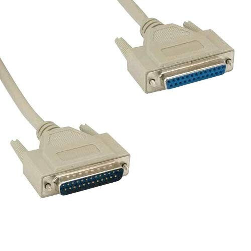 IEEE-1284 DB25 Kentek 6 Feet Parallel Printer Data Extension Cable