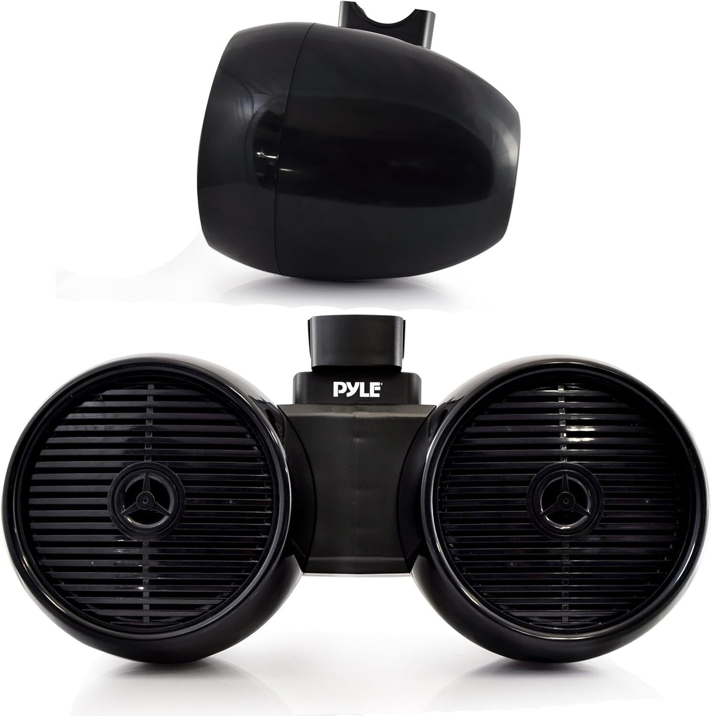 PLMRWB852LEB BLACK Pyle Waterproof Wakeboard Tower Speakers 65Dual Subwoofer