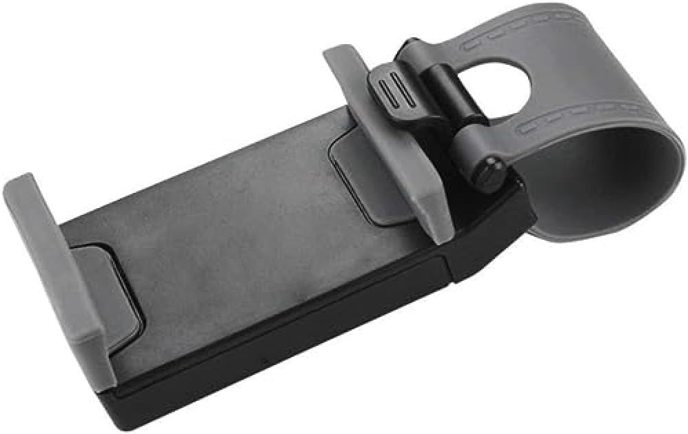 Car Steering Wheel Phone Mount Gray HLD07-GY Non-slip silicone, Elastic fixation